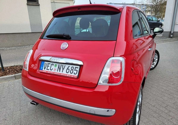 Fiat 500 cena 19500 przebieg: 174000, rok produkcji 2011 z Brzostek małe 326